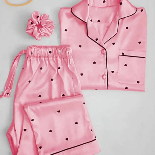 3pcs Heart style Nighty Dress